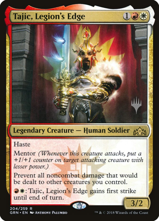 Tajic, Legion's Edge (Promo Pack) [Guilds of Ravnica Promos] [Foil]