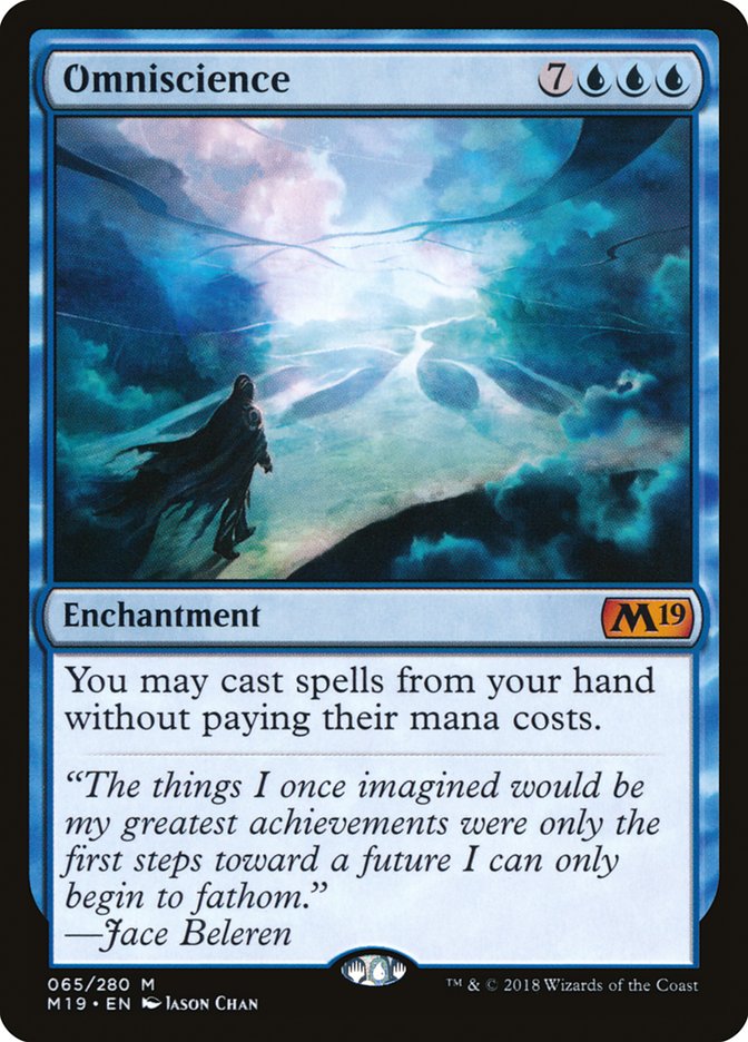 Omniscience [Core Set 2019] [Foil]