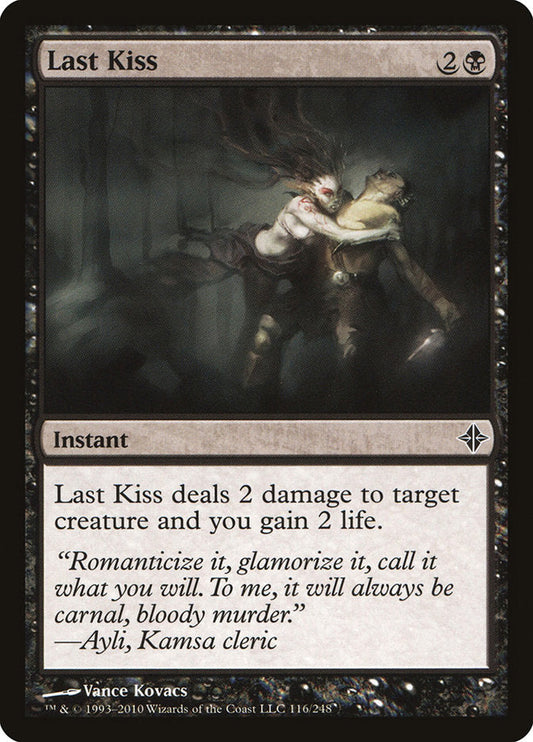 Last Kiss [Rise of the Eldrazi] [Foil]