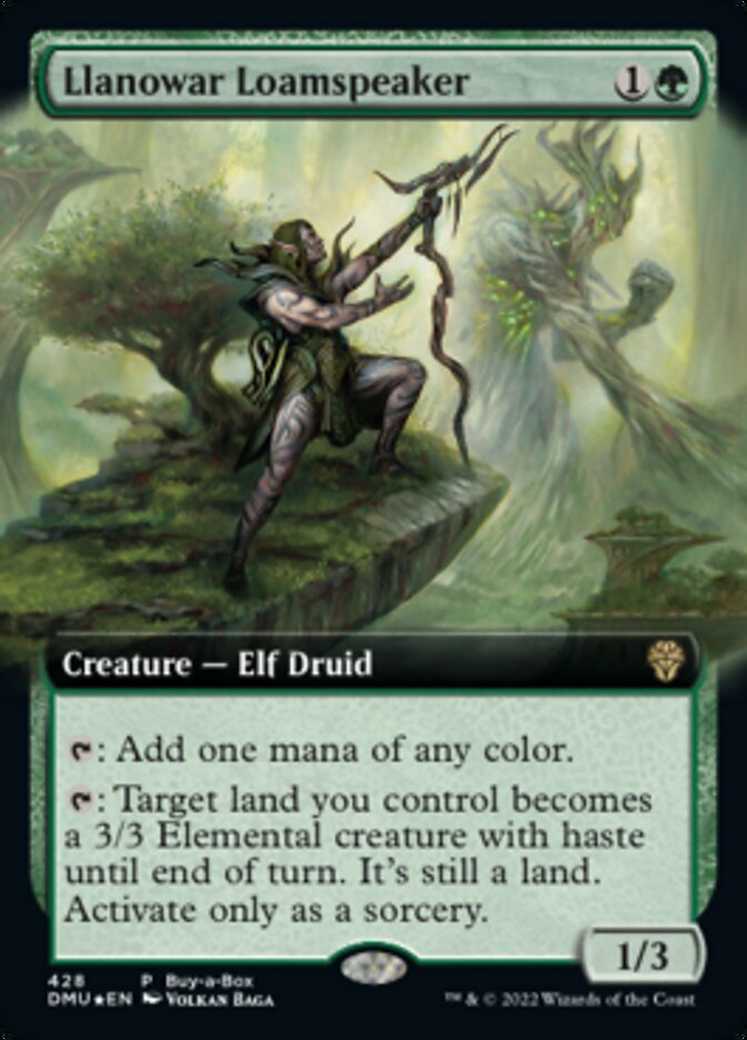 Llanowar Loamspeaker (Buy-A-Box) [Dominaria United] [Foil]