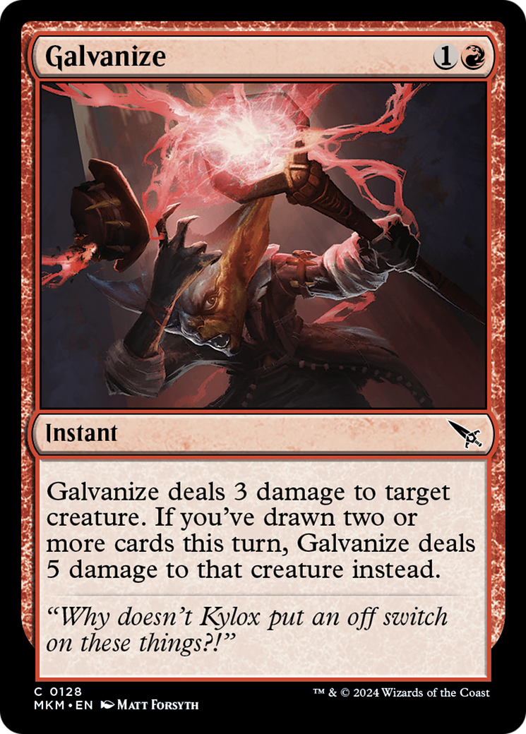 Galvanize [Murders at Karlov Manor] [Foil]