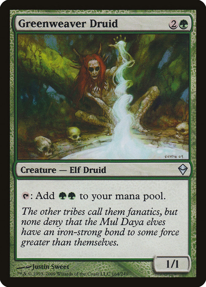 Greenweaver Druid [Zendikar] [Foil]