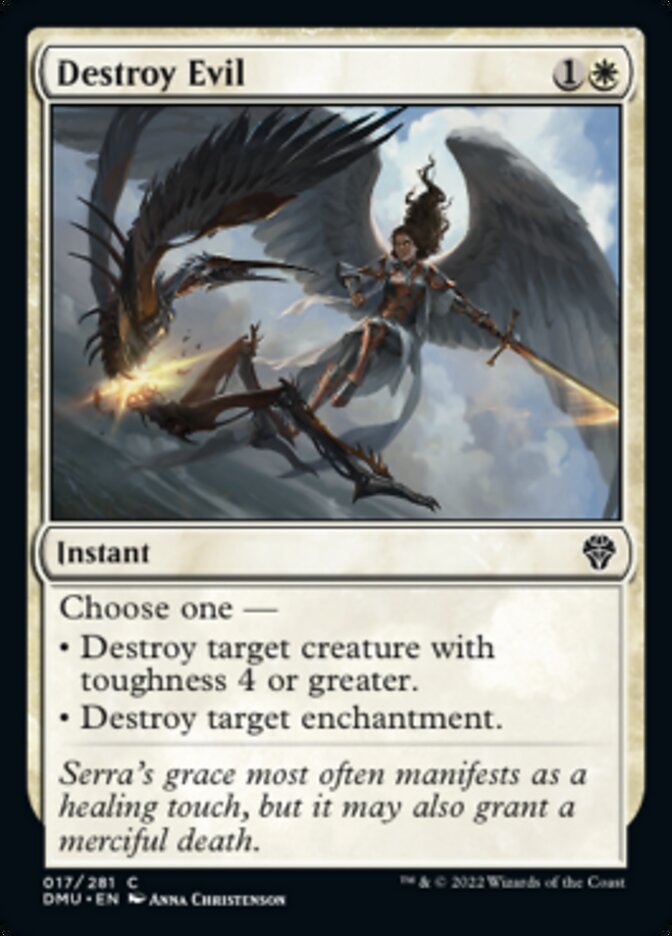 Destroy Evil [Dominaria United] [Foil]