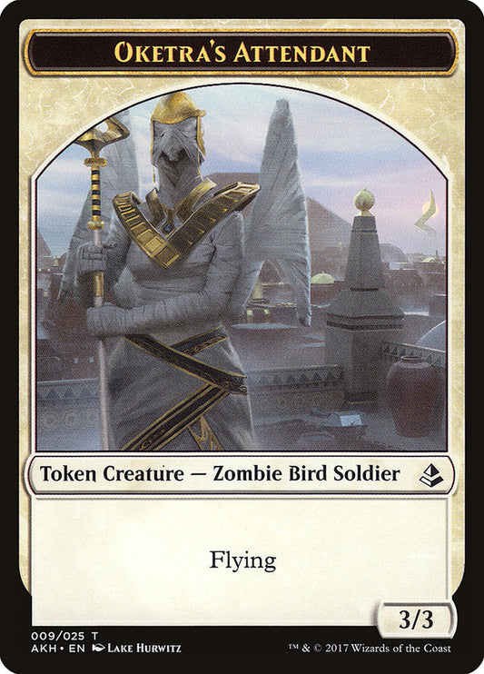 Oketra's Attendant Token [Amonkhet Tokens] [Foil]