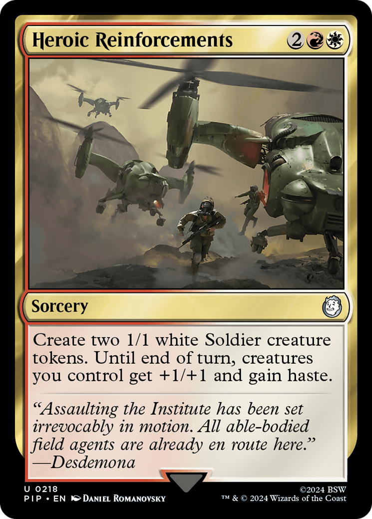 Heroic Reinforcements [Fallout] [Foil]