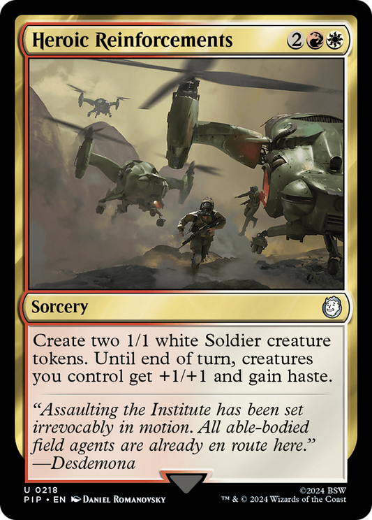 Heroic Reinforcements [Fallout] [Foil]
