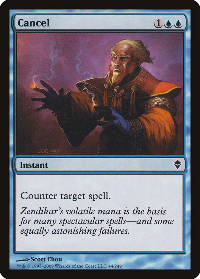 Cancel [Zendikar] [Foil]