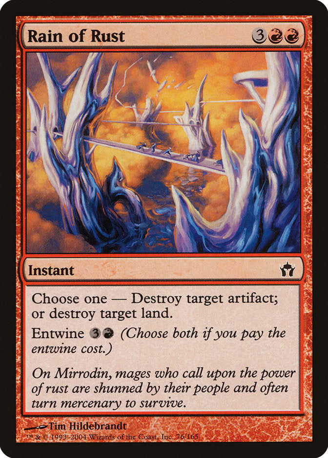 Rain of Rust [Fifth Dawn] [Foil]
