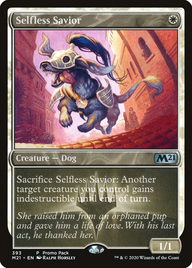 Selfless Savior (Promo Pack) [Core Set 2021 Promos] [Foil]