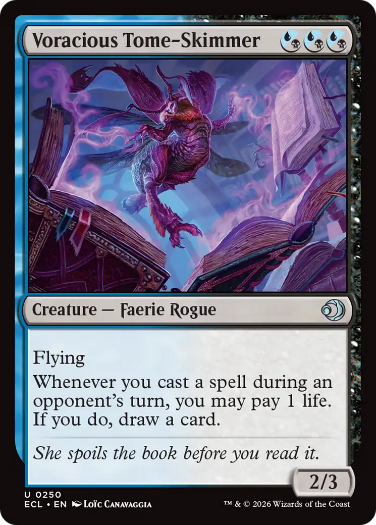 Voracious Tome-Skimmer [Lorwyn Eclipsed] [Foil]