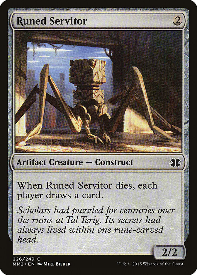 Runed Servitor [Modern Masters 2015] [Foil]