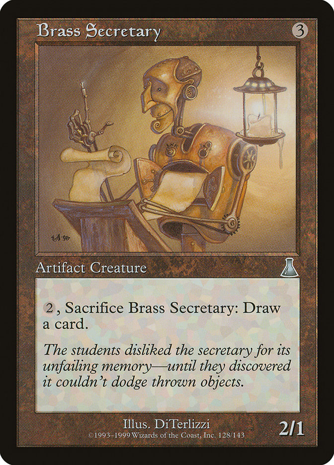 Brass Secretary [Urza's Destiny] [Foil]