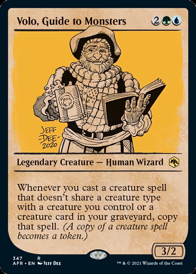 Volo, Guide to Monsters (Showcase) [Dungeons & Dragons: Adventures in the Forgotten Realms] [Foil]