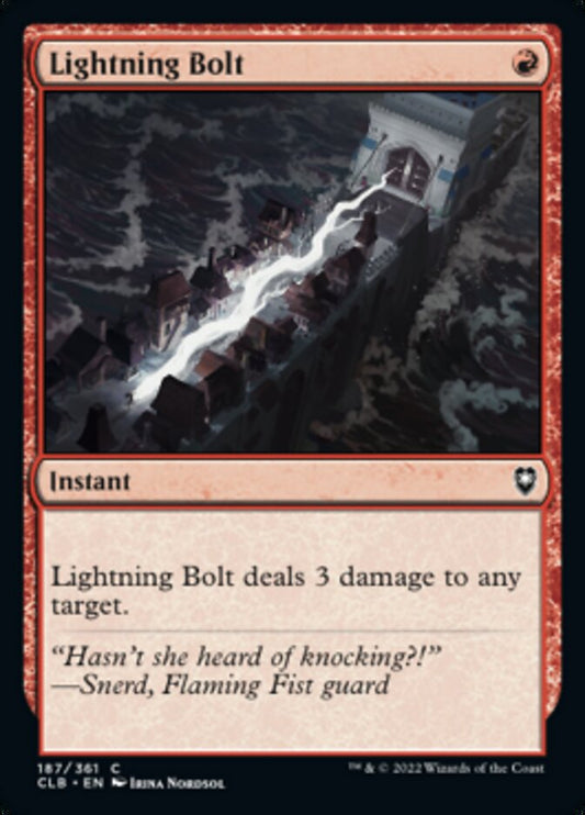 Lightning Bolt [Commander Legends: Battle for Baldur's Gate] [Foil]