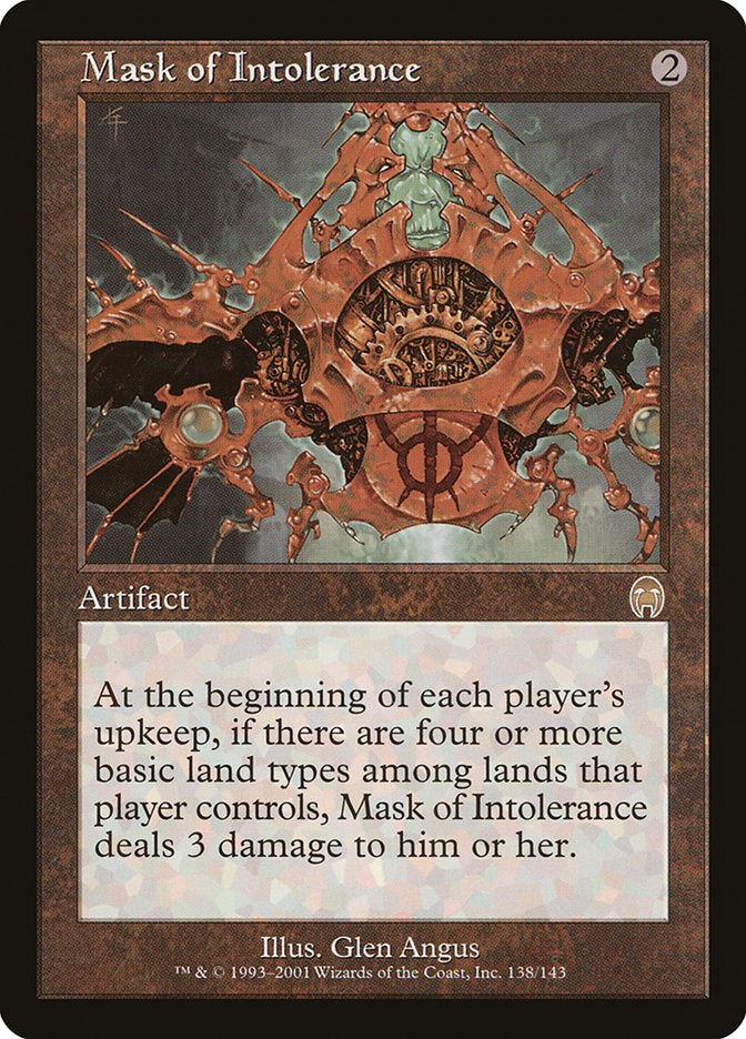 Mask of Intolerance [Apocalypse] [Foil]