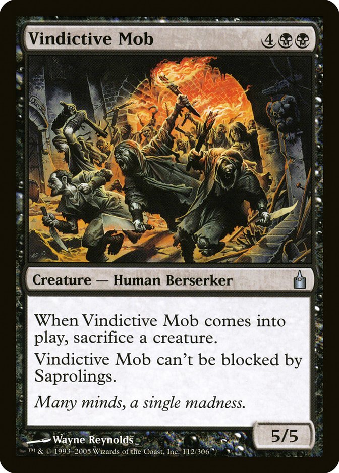 Vindictive Mob [Ravnica: City of Guilds] [Foil]
