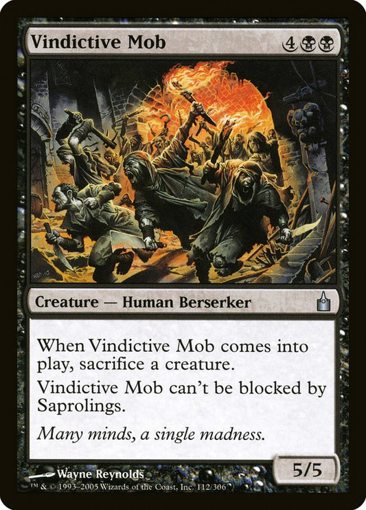 Vindictive Mob [Ravnica: City of Guilds] [Foil]