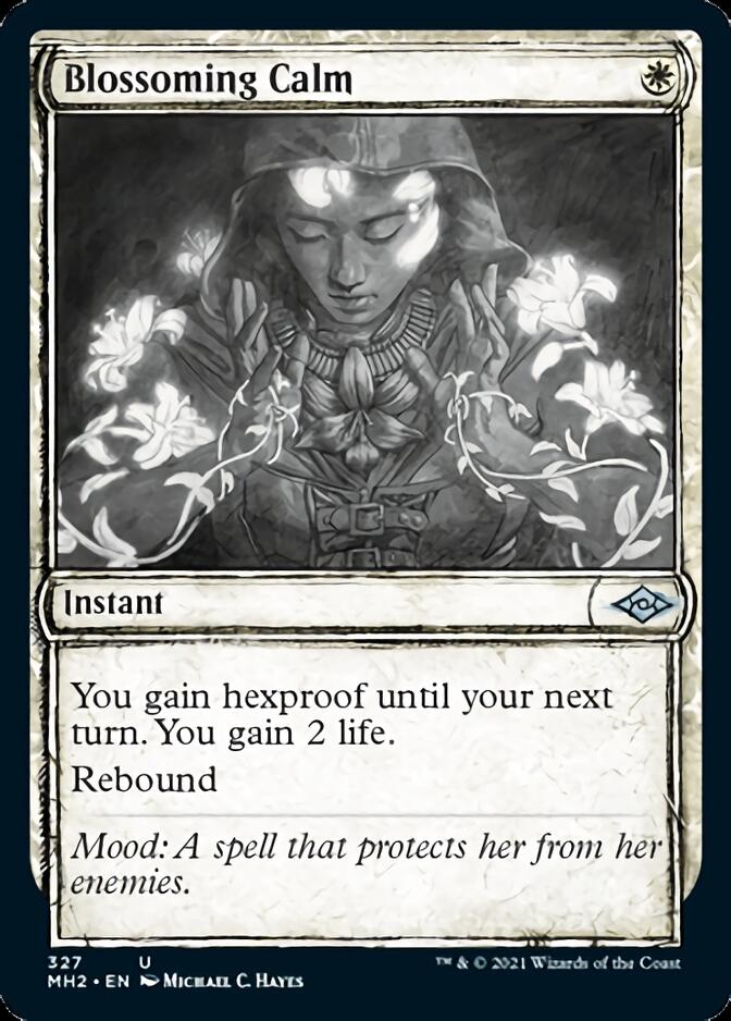 Blossoming Calm (Sketch) [Modern Horizons 2] [Foil]
