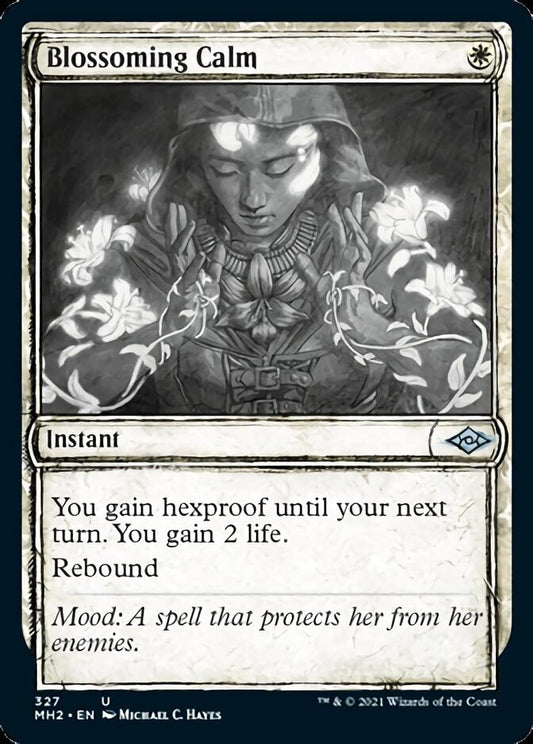 Blossoming Calm (Sketch) [Modern Horizons 2] [Foil]