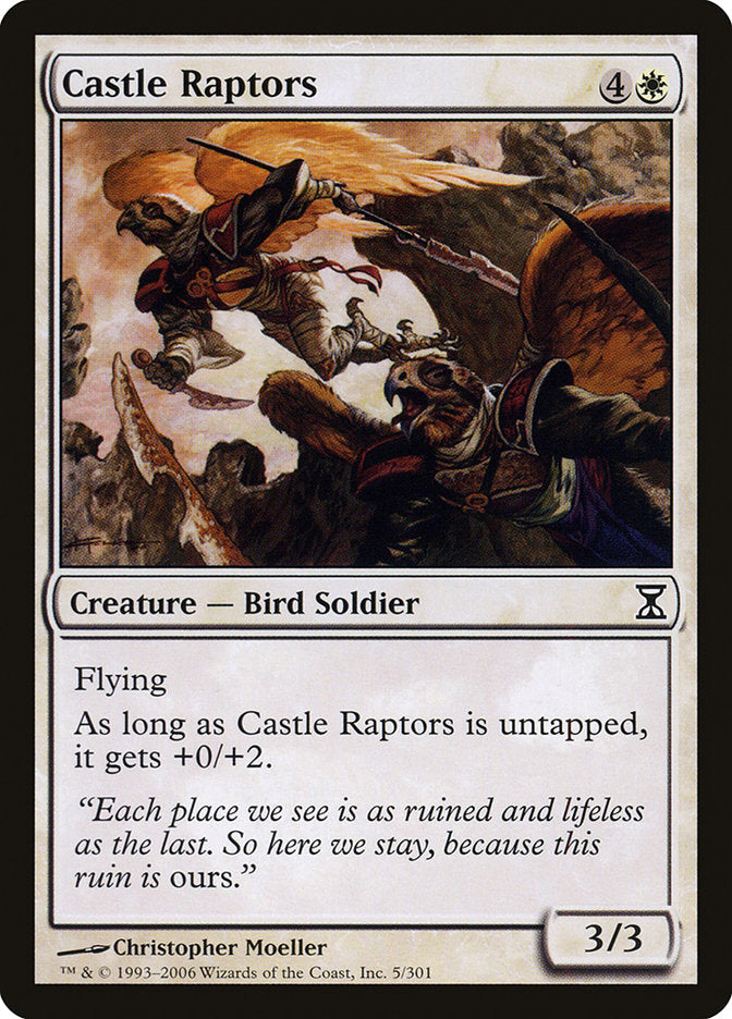 Castle Raptors [Time Spiral] [Foil]