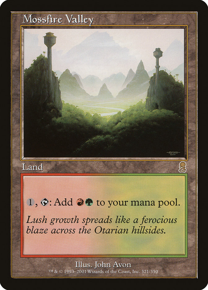 Mossfire Valley [Odyssey] [Foil]