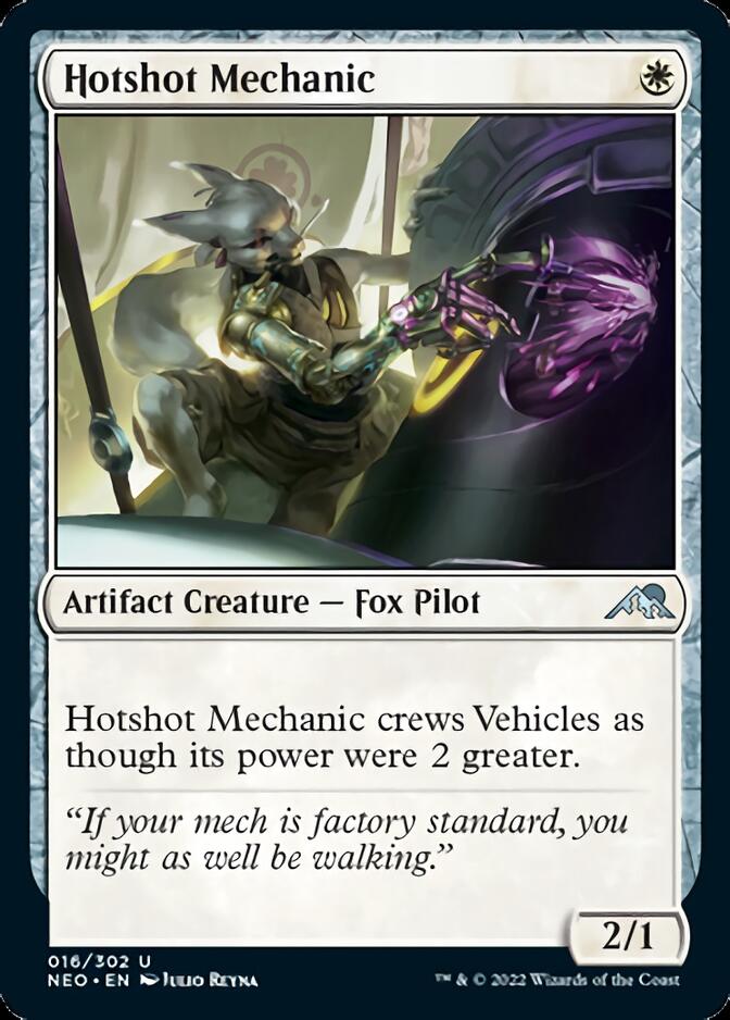 Hotshot Mechanic [Kamigawa: Neon Dynasty] [Foil]