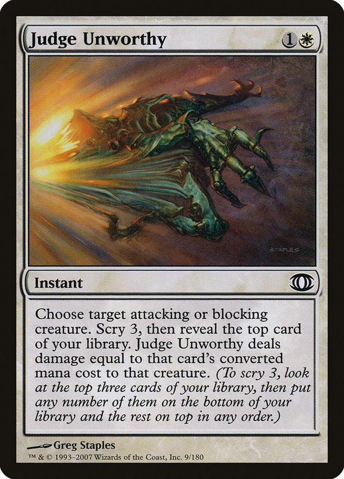 Judge Unworthy [Future Sight] [Foil]