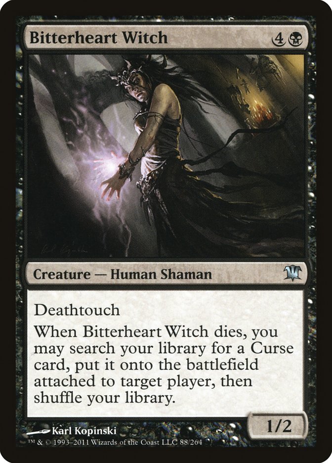 Bitterheart Witch [Innistrad] [Foil]