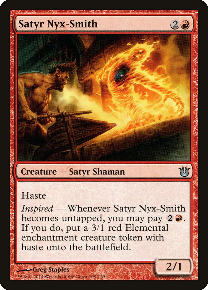 Satyr Nyx-Smith [Born of the Gods] [Foil]