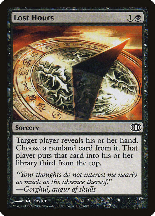 Lost Hours [Future Sight] [Foil]