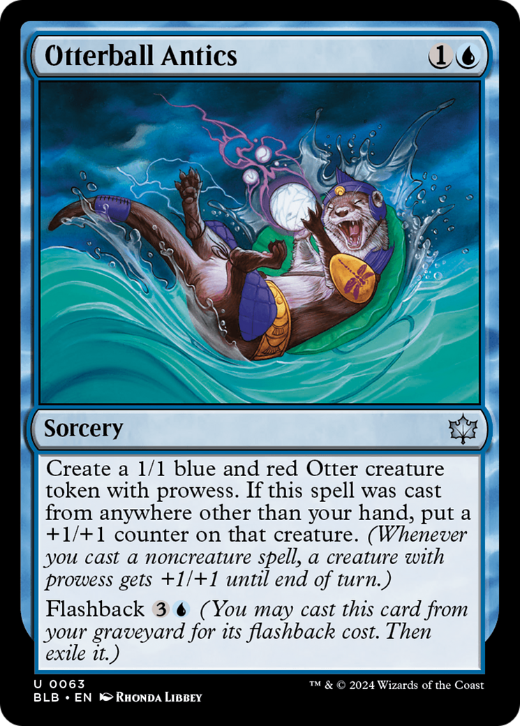 Otterball Antics [Bloomburrow] [Foil]