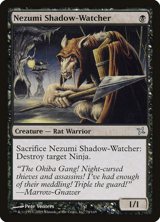 Nezumi Shadow-Watcher [Betrayers of Kamigawa] [Foil]