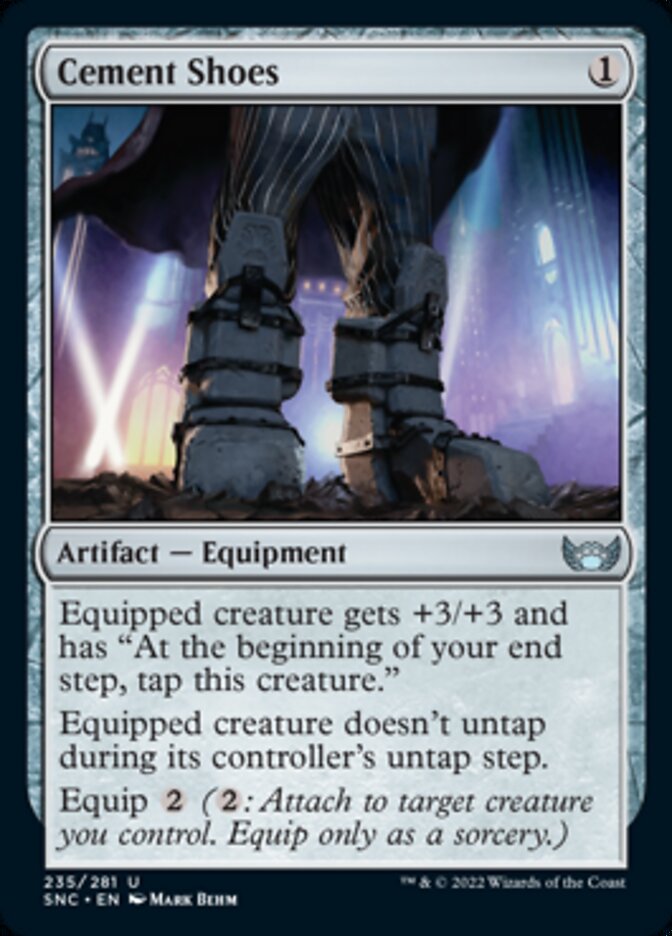 Cement Shoes [Streets of New Capenna] [Foil]