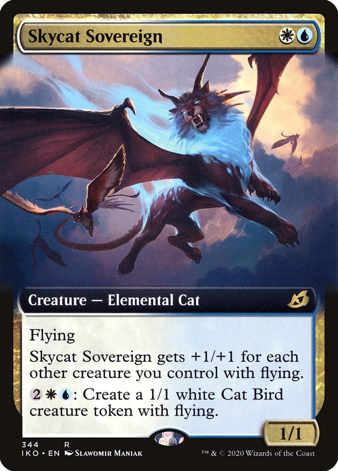 Skycat Sovereign (Extended Art) [Ikoria: Lair of Behemoths] [Foil]