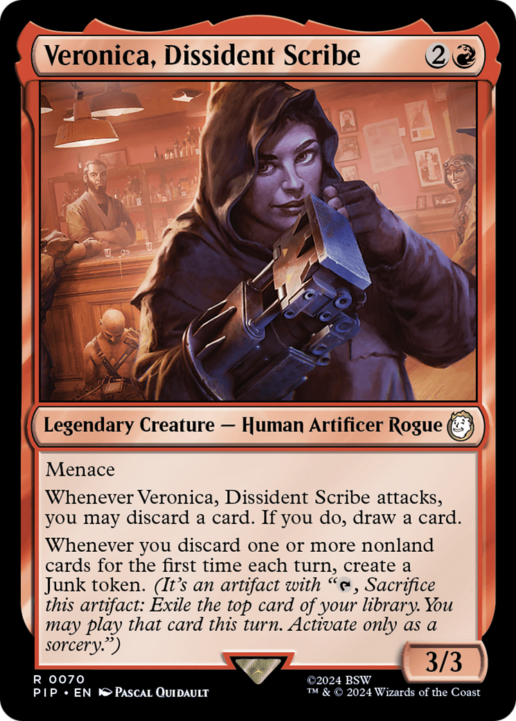 Veronica, Dissident Scribe [Fallout] [Foil]