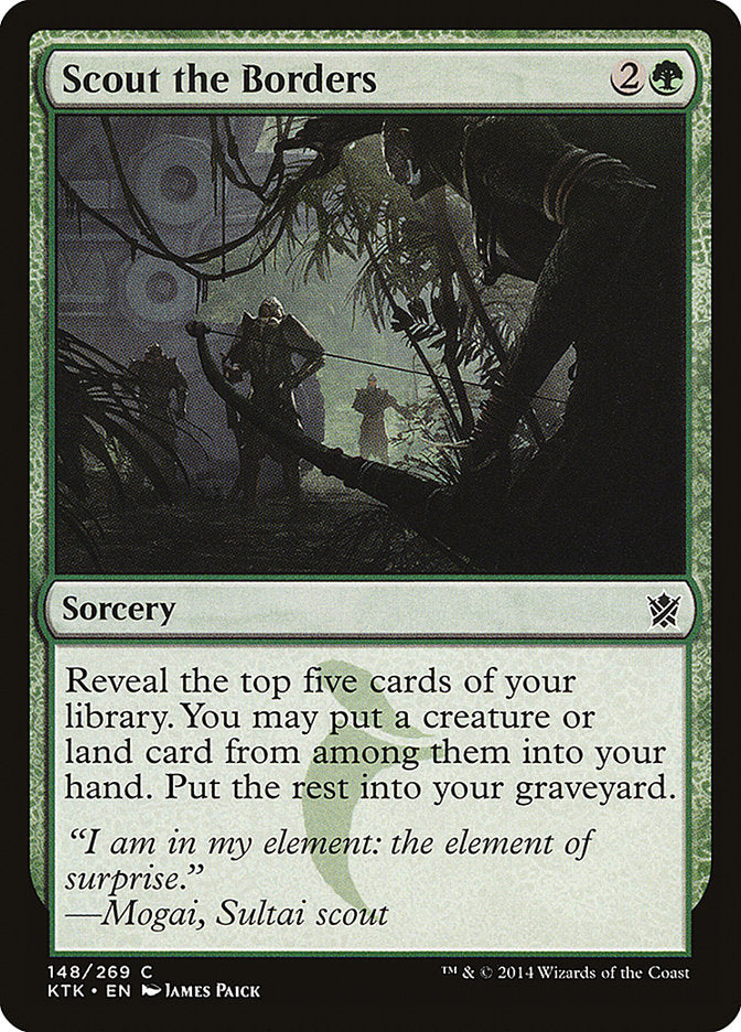 Scout the Borders [Khans of Tarkir] [Foil]