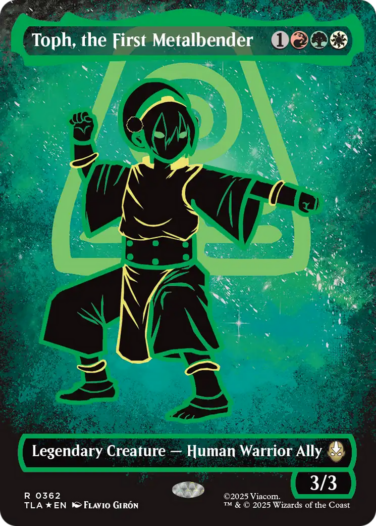 Toph, the First Metalbender (Borderless Battle Pose) [Avatar: The Last Airbender] [Foil]