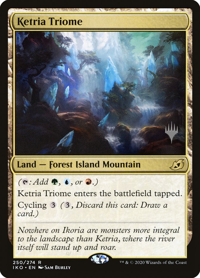 Ketria Triome (Promo Pack) [Ikoria: Lair of Behemoths Promos] [Foil]