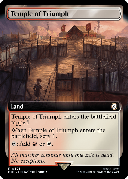 Temple of Triumph (Extended Art) [Fallout] [Foil]