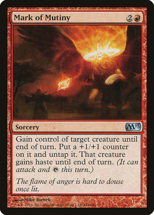 Mark of Mutiny [Core Set 2013] [Foil]