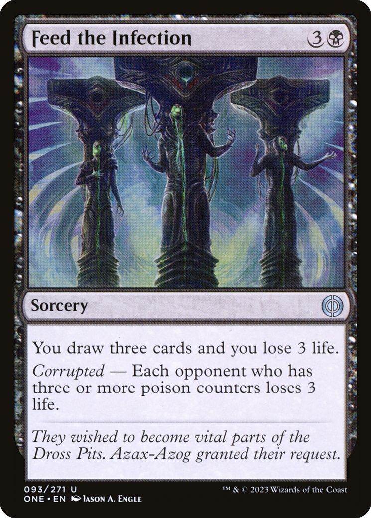 Feed the Infection [Phyrexia: All Will Be One] [Foil]