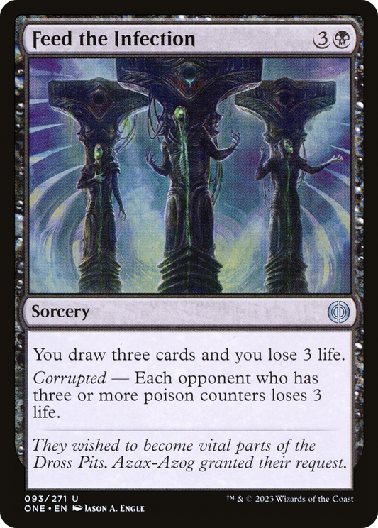 Feed the Infection [Phyrexia: All Will Be One] [Foil]