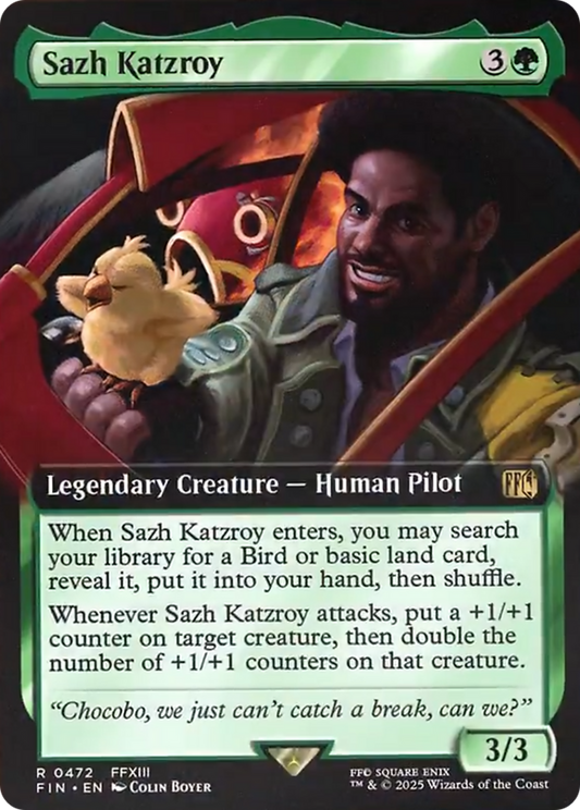 Sazh Katzroy (Extended Art) [FINAL FANTASY] [Foil]