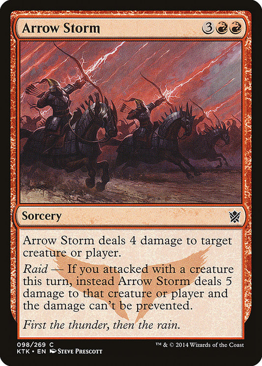 Arrow Storm [Khans of Tarkir] [Foil]