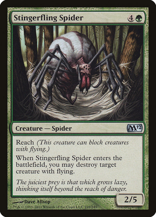 Stingerfling Spider [Core Set 2012] [Foil]