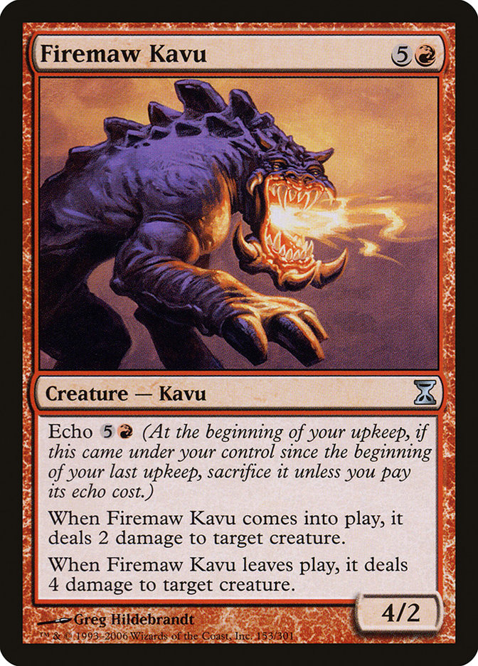 Firemaw Kavu [Time Spiral] [Foil]