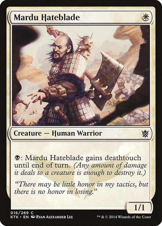 Mardu Hateblade [Khans of Tarkir] [Foil]