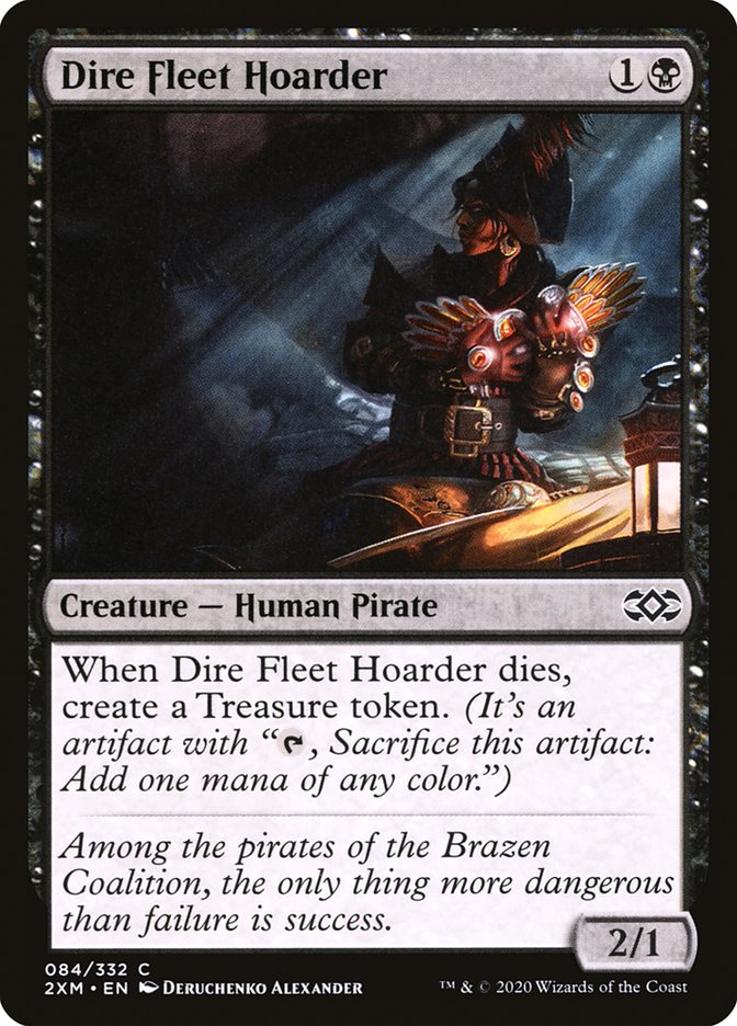 Dire Fleet Hoarder [Double Masters] [Foil]