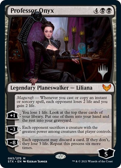 Professor Onyx (Promo Pack) [Strixhaven: School of Mages Promos] [Foil]