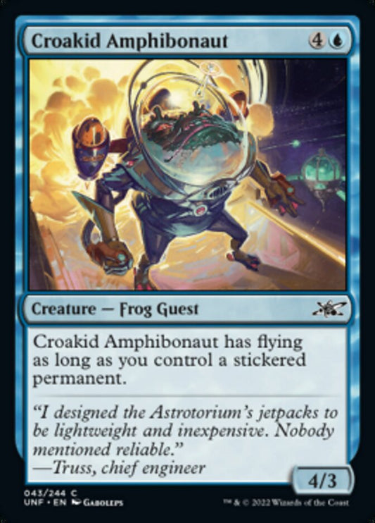 Croakid Amphibonaut [Unfinity] [Foil]
